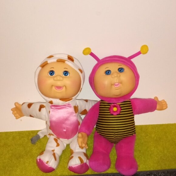 VINTAGE LOT OF 2 ADDORABLE CABBAGE PATCH KIDS CUTIES BARNYARD FRIENDS - Picture 2 of 14